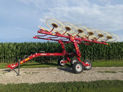 a hay rake ready for sale